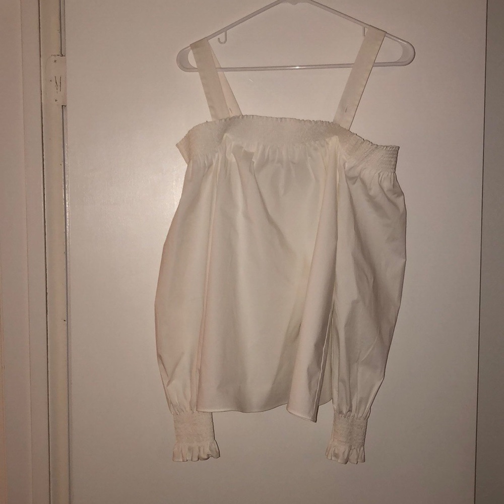 White off the shoulder blouse